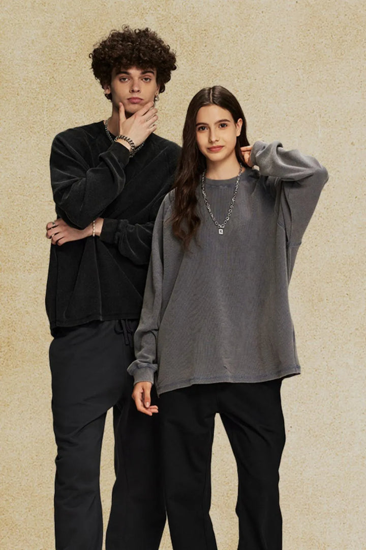 Men's Round Neck Long Sleeve T-Shirt