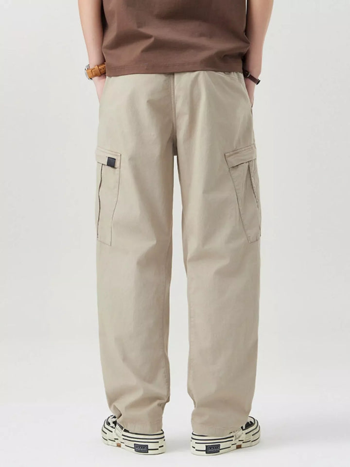 Men's Full Size Wide Leg Cargo Pants Plus Size