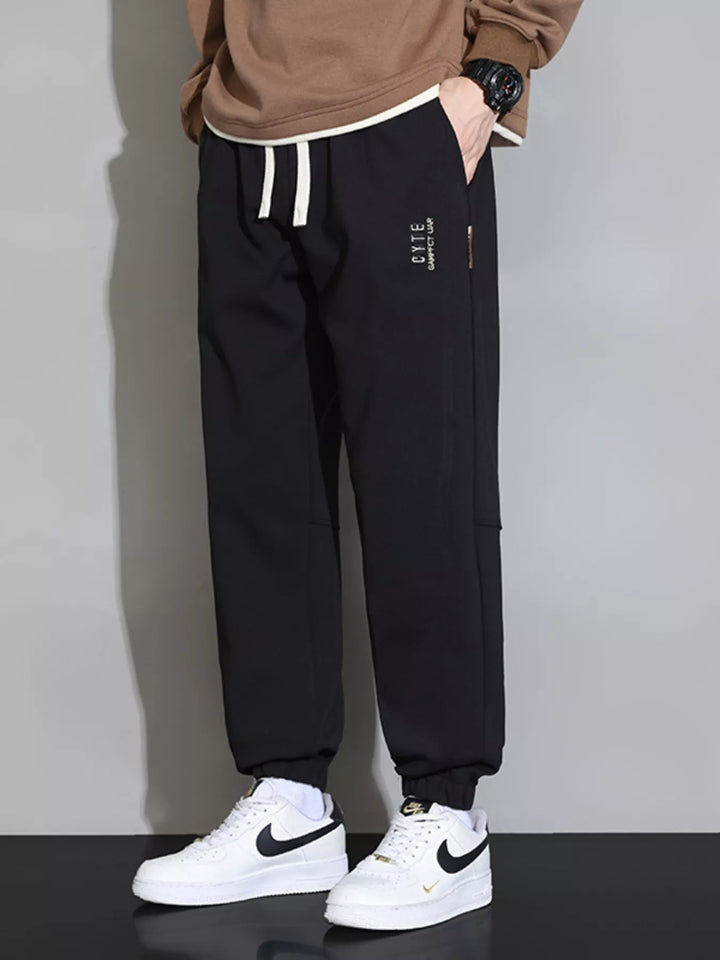 Men's Plus Size Casual Jogger Pants with Drawstring
