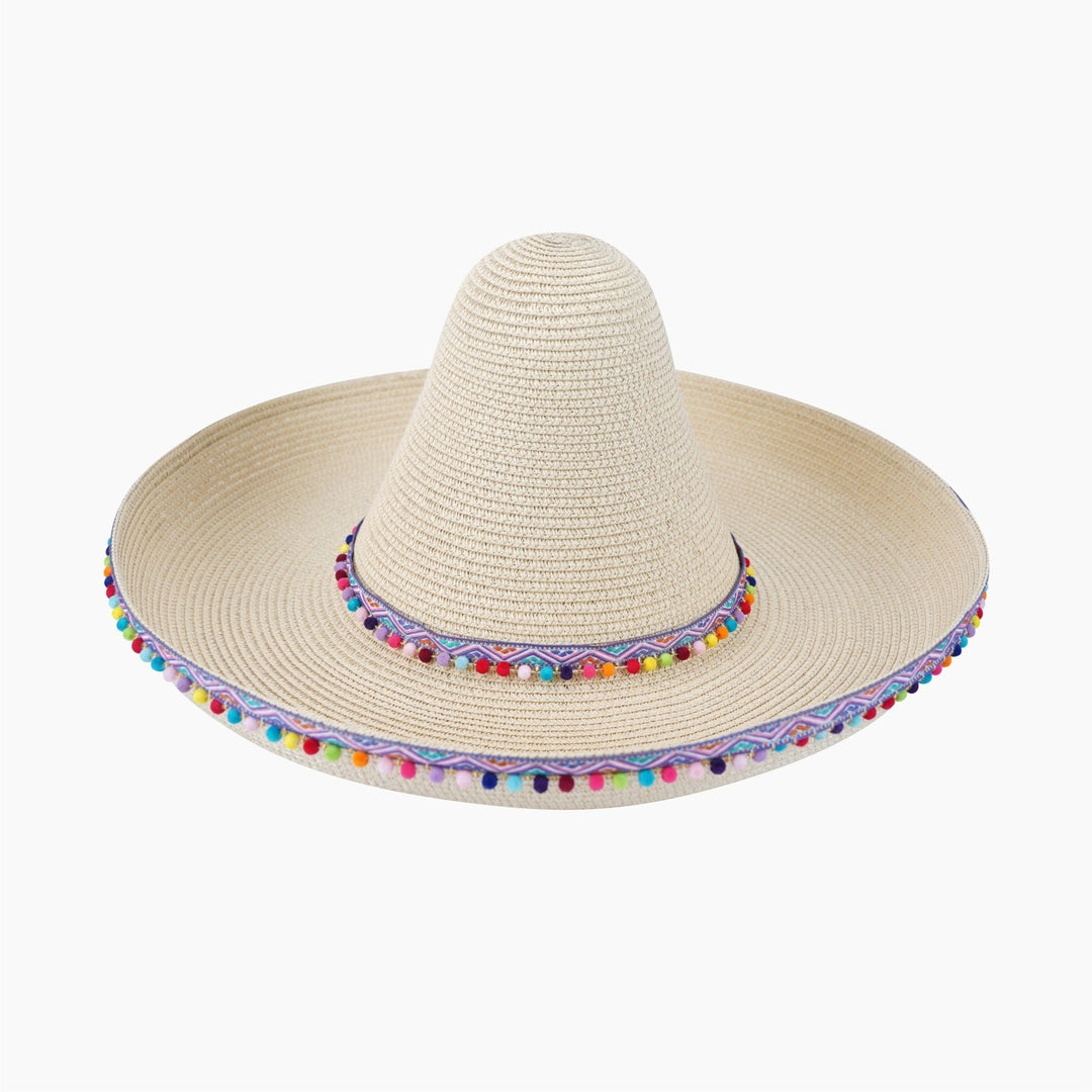 Panama Cowboy Hat, Rider Hat, Beach Brazilian Sun Hat, Men's Straw Hat, Wide Brim UV Protection Hat For Cross-border Amazon Sales