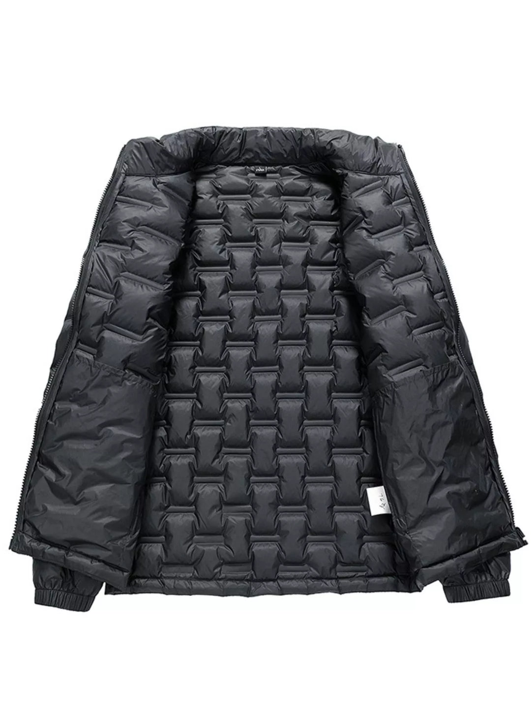 Men's Full Size Padded Quilted Winter Puffer Jacket Plus Size