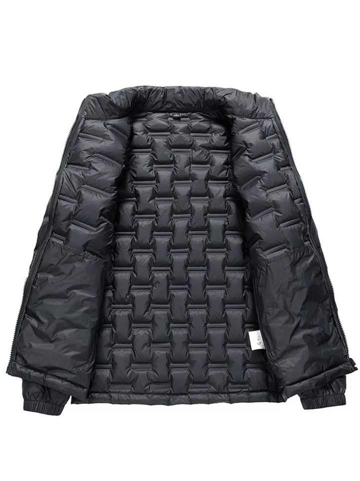 Men's Full Size Padded Quilted Winter Puffer Jacket Plus Size