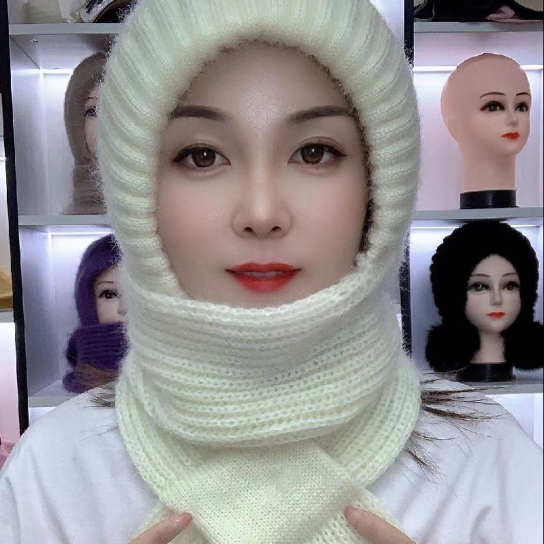 Hand-knitted Stylish And Versatile Outdoor Cold And Wind-proof Hat