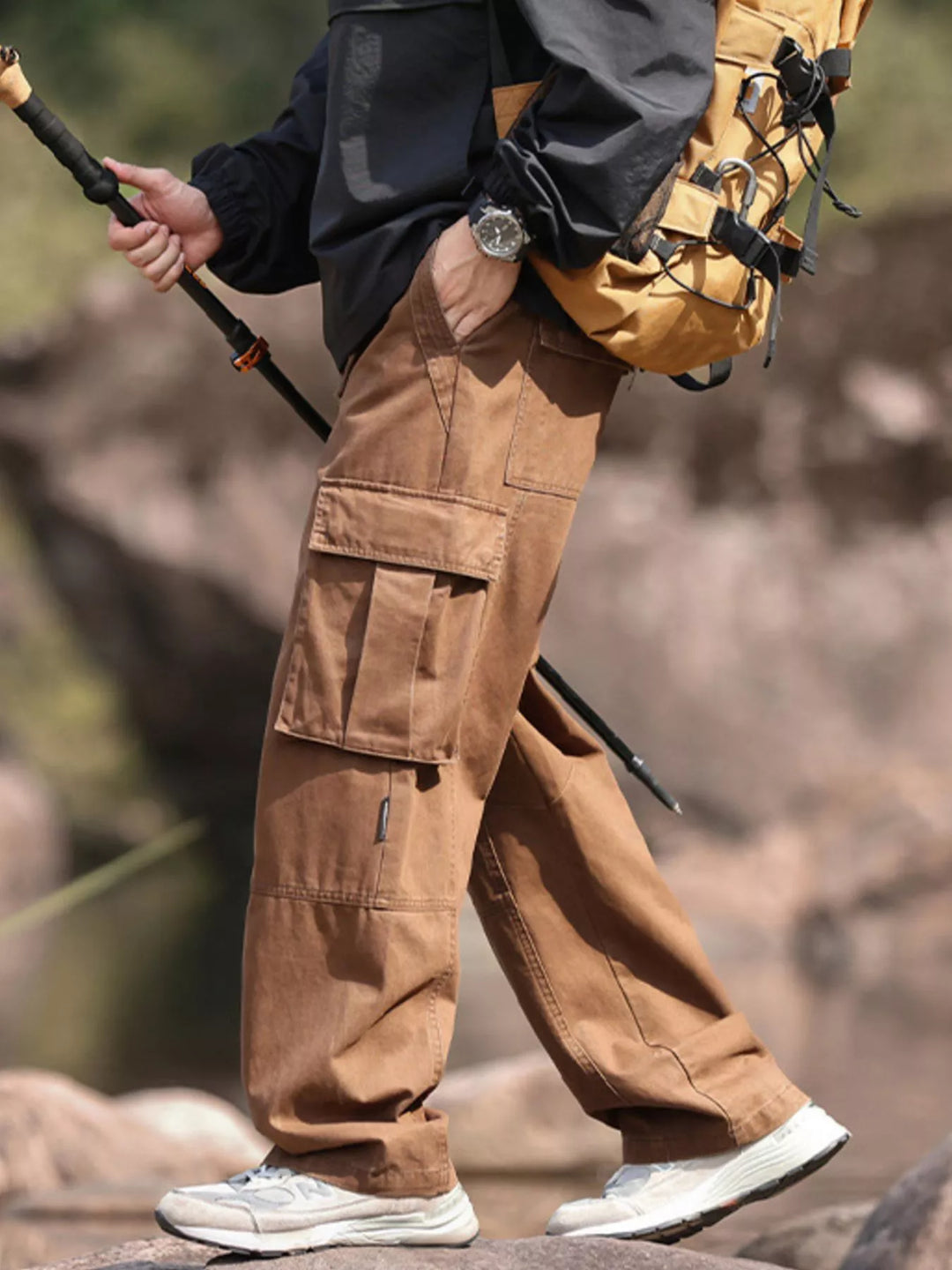 Men's Plus Size Relaxed Fit Cargo Pants