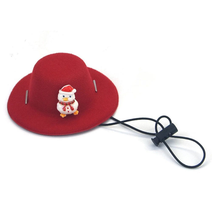 Pet Christmas Hat Felt Cloth Soft Cute Decorate Cosplay Dog Clothing Accessories Cat Festival Grooming Hat Supplies New Year