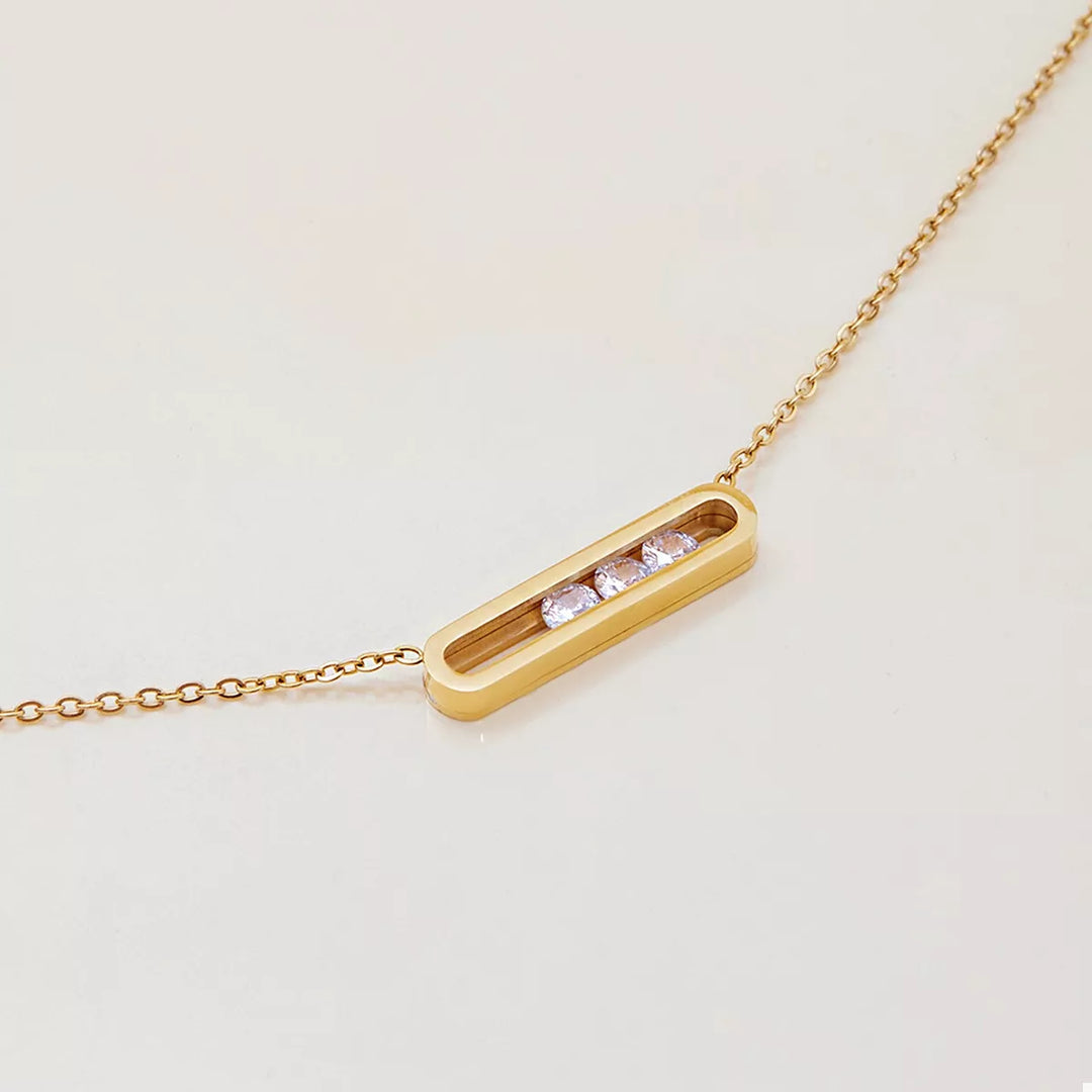 18K Gold-Plated Pendant Necklace