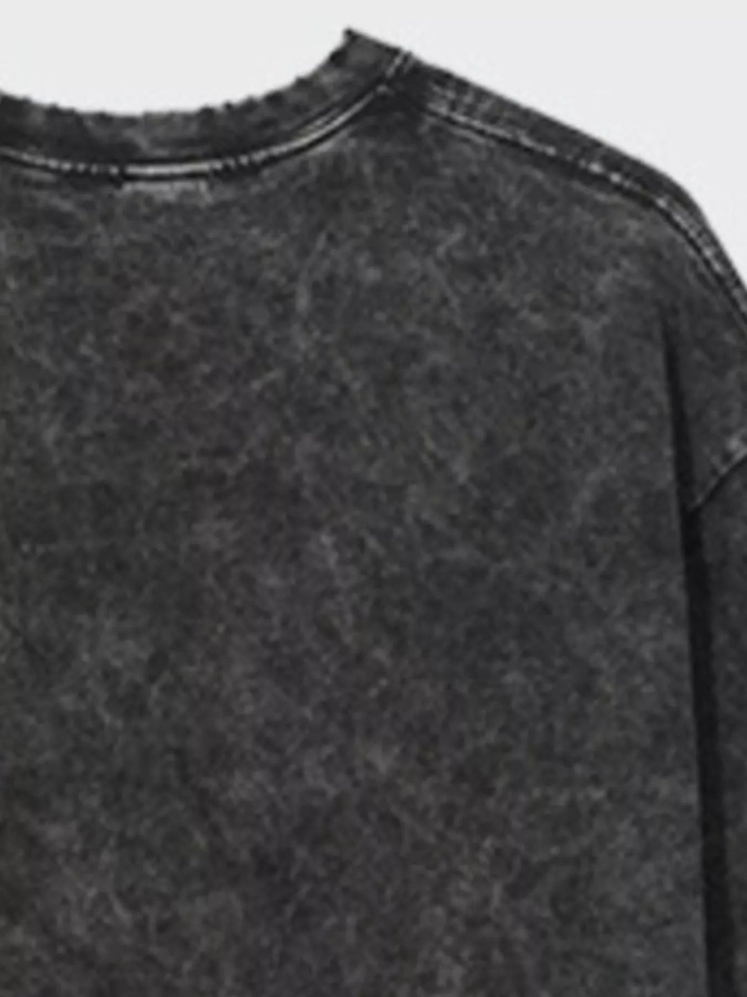 Men's Vintage Graphic Round Neck Oversized T-Shirt