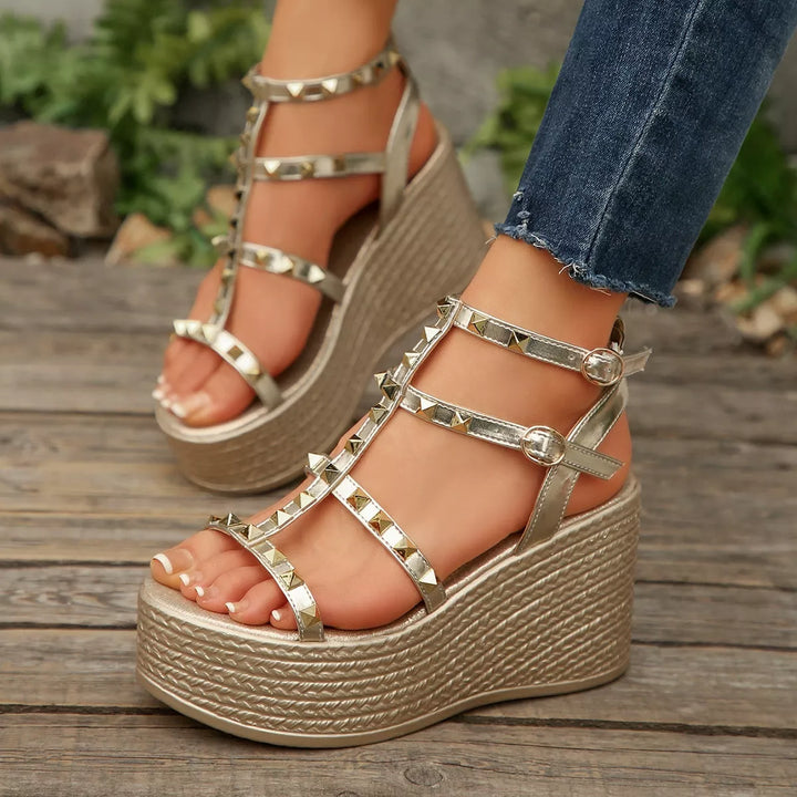 Open Toe Wedge Sandals