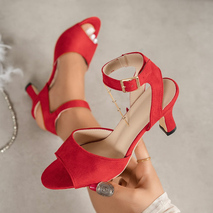Ankle Strap High Heel Sandals