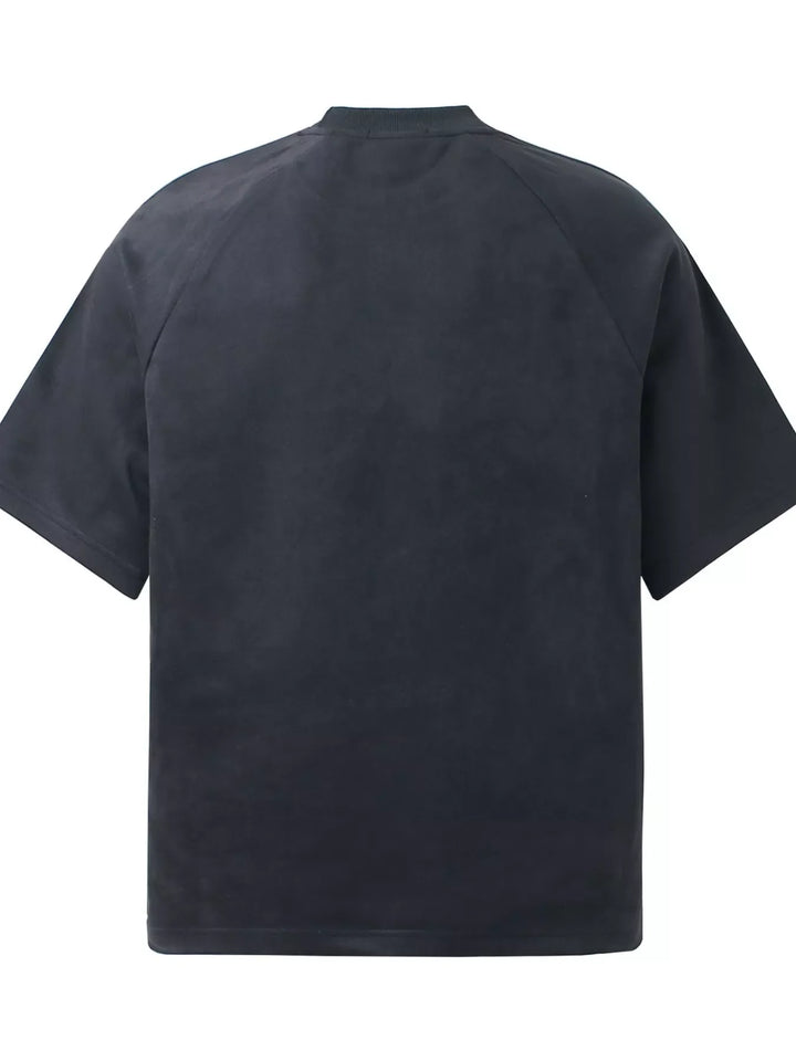 Men's Letter Embroidered Round Neck T-Shirt