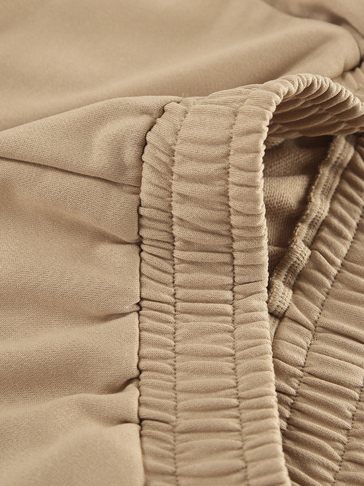 Quarter Zip Long Sleeve Top and Pants Set