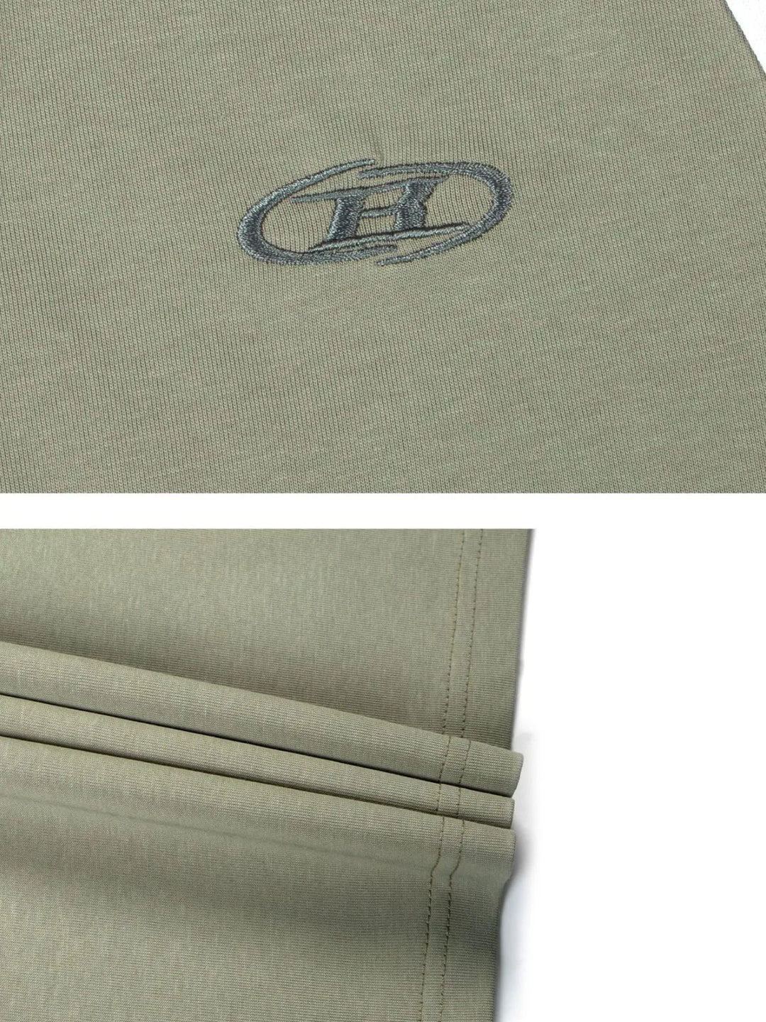 Men's Quarter-Zip Color Block T-Shirt