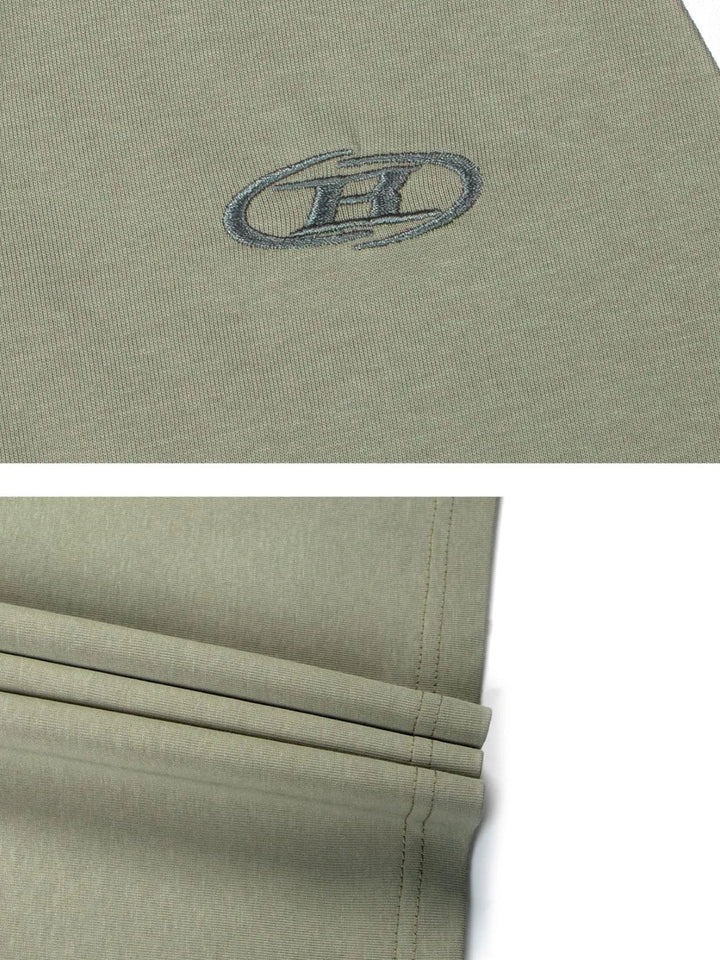 Men's Quarter-Zip Color Block T-Shirt