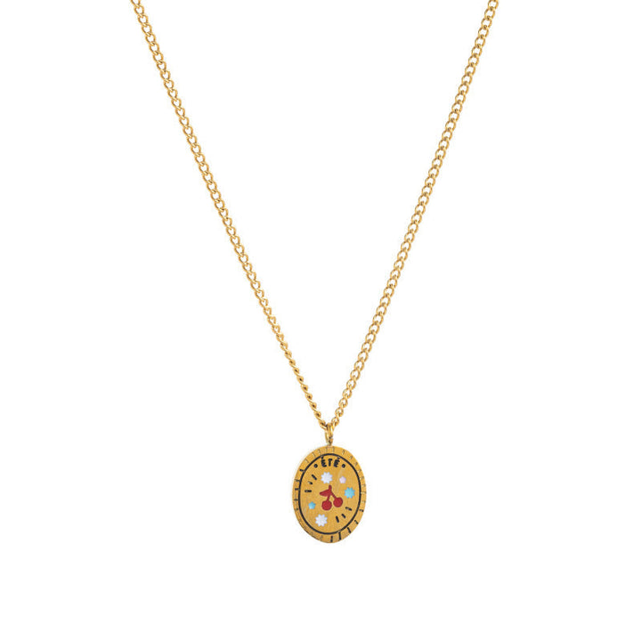Retro Versatile 18k Necklace And Bracelet
