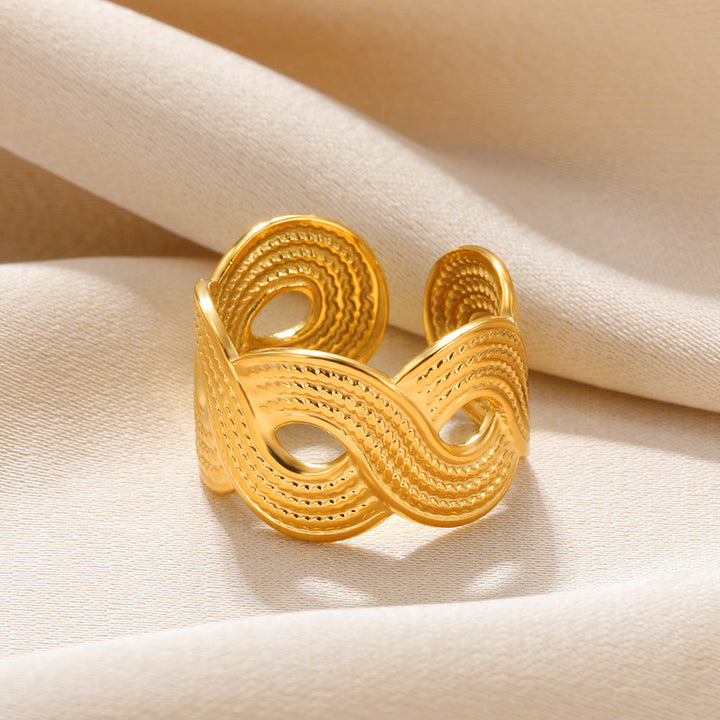 Irregular Wide Band Ring For Women
