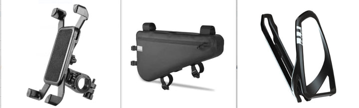 Wax Feel Polyester Bicycle Frame Bag For Long-distance Cycling