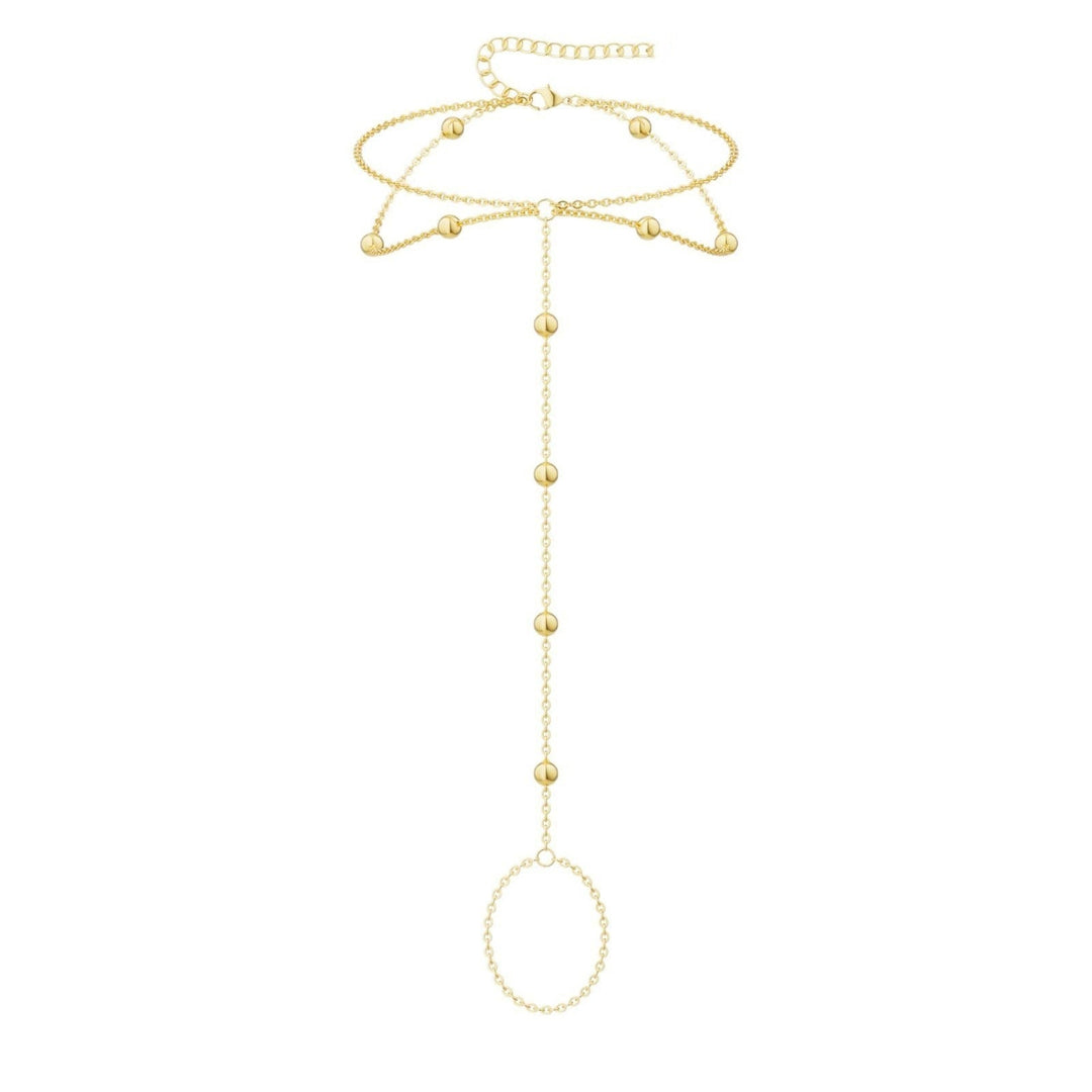 Womens Versatile Personality-filled Ball Bead Anklet