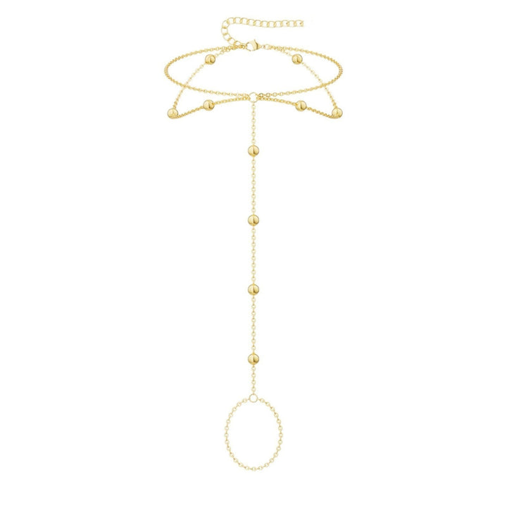 Womens Versatile Personality-filled Ball Bead Anklet