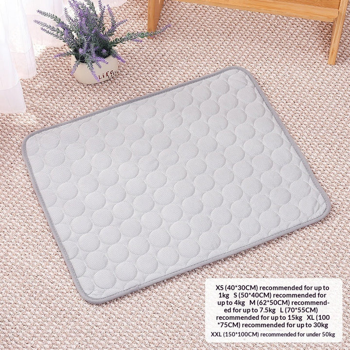 Pet Sofa Cooling Ice Silk Pad Temperature Lowering Sleeping Mat