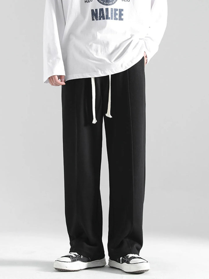 Men's Plus Size Casual Loose Fit Drawstring Sweatpants