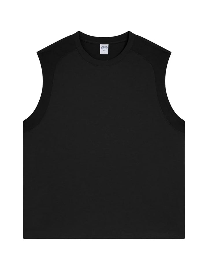 Men's Solid Color Round Neck Tank