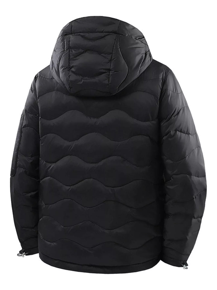 Men's Plus Size Hooded Padded Puffer Jacket