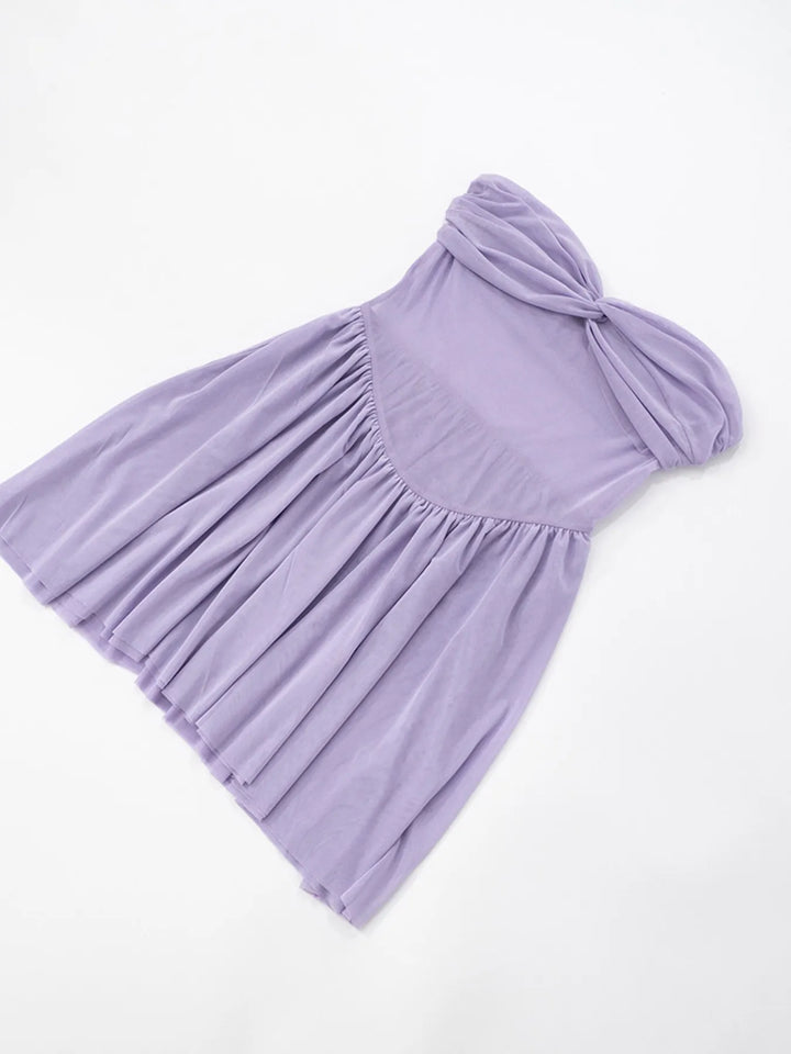 Ruched Sweetheart Neck Tube Dress