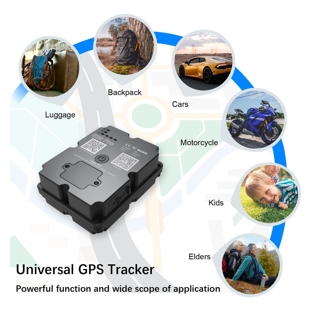 Long Battery 4G GPS Vehicle Tracker - Up To 30 Days Standby, Real-Time Tracking, Magnetic & Waterproof, Subscription Required