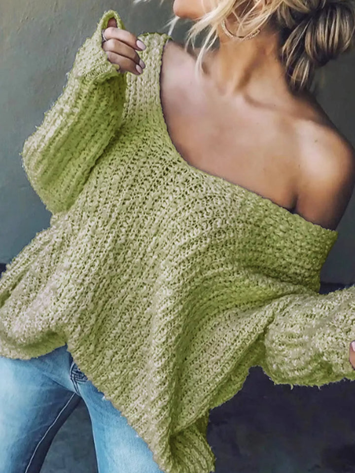 Loose Fit Long Sleeve Sweater