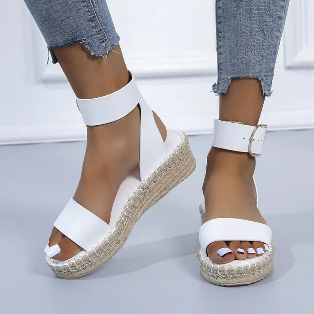 Open Toe Openwork Sandals