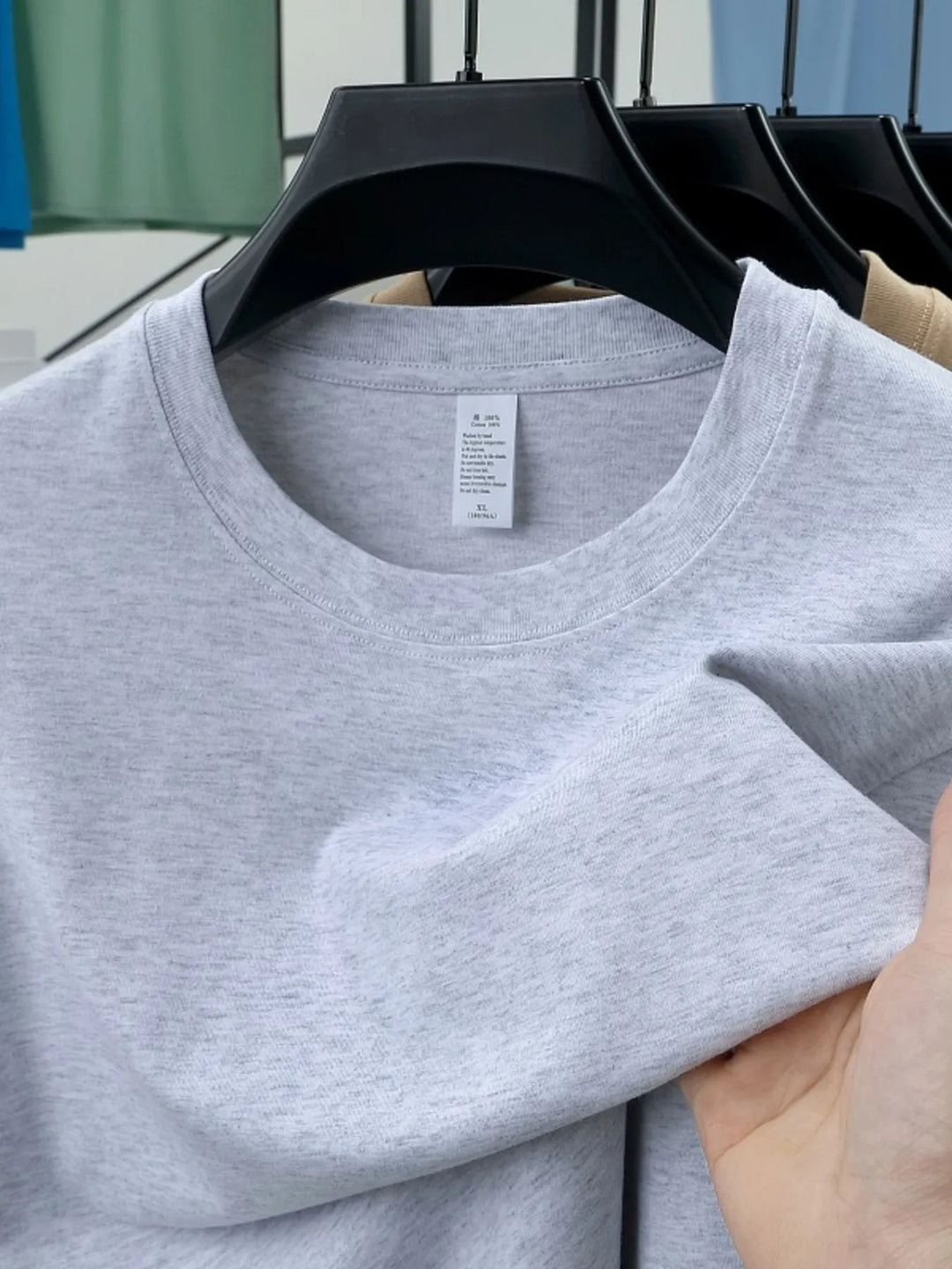 Men's Plus Size Round Neck Short Sleeve T-Shirt