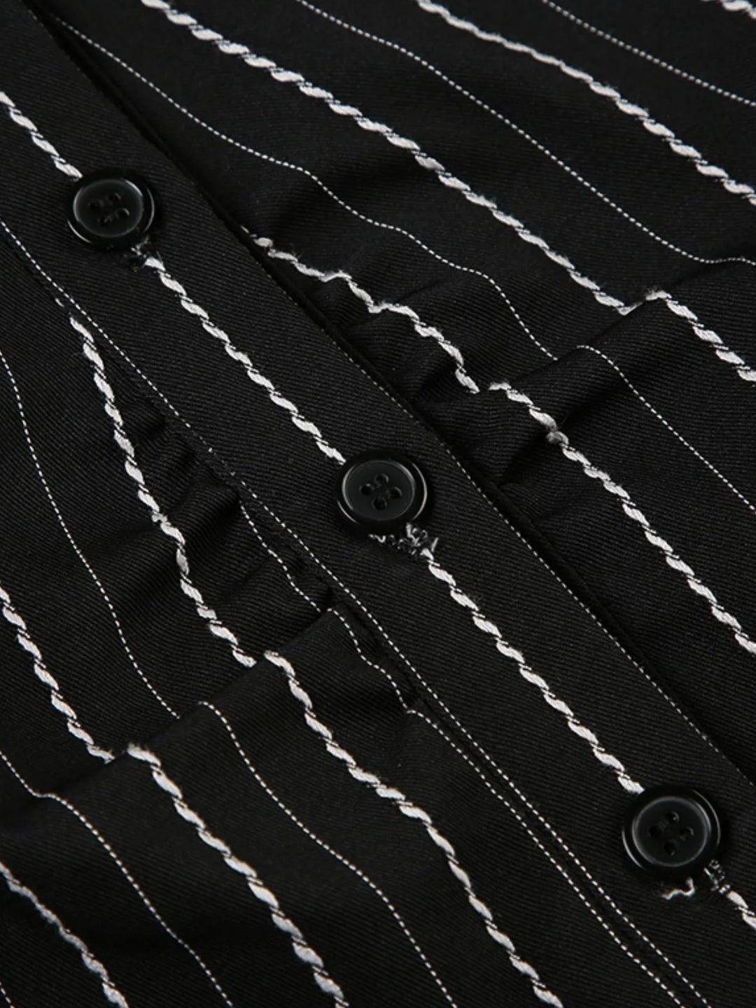 Striped Button-Down Collared Neck Shirt