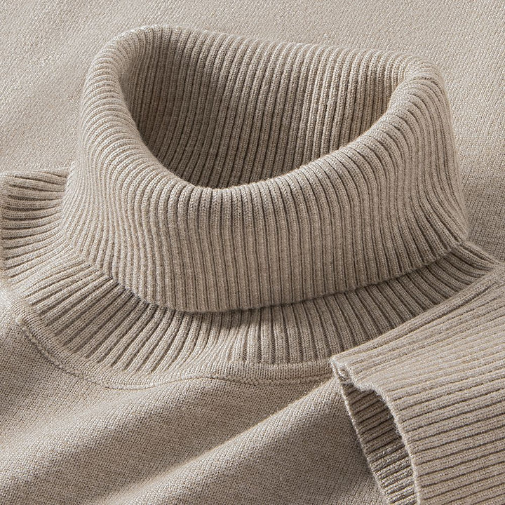 Mens Thermal Turtleneck Sweater For Layering Under Knitwear