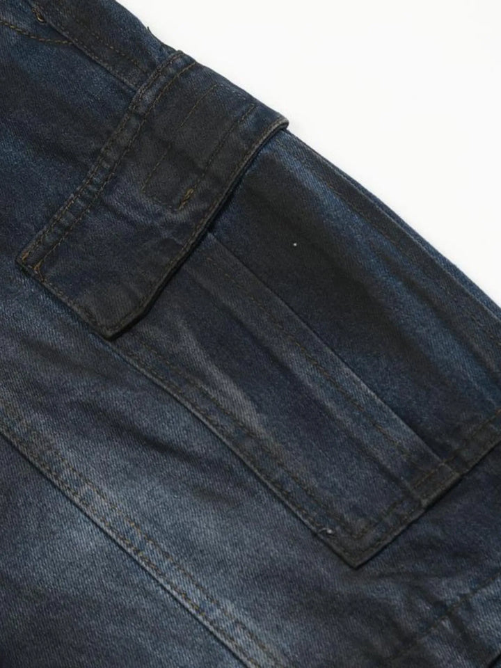 Men's Loose Fit Cargo Jeans