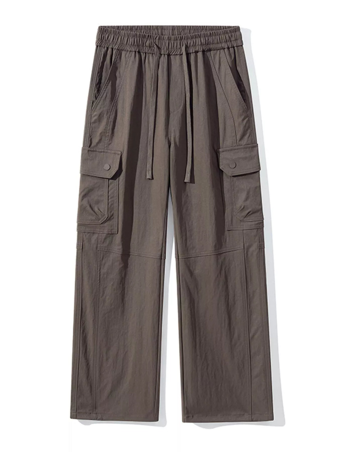 Men's Full Size Drawstring Cargo Wide Leg Pants Plus Size