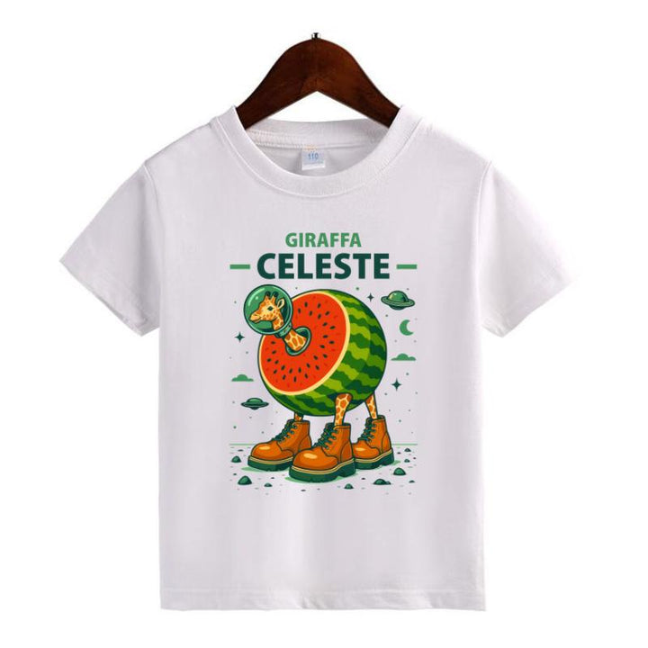 Italian Meme Character T-Shirt for Kids - Funny Toddler Boy or Girl Tee, Hand-Drawn Apparel