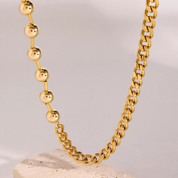 18K Gold-Plated Toggle Clasp Necklace