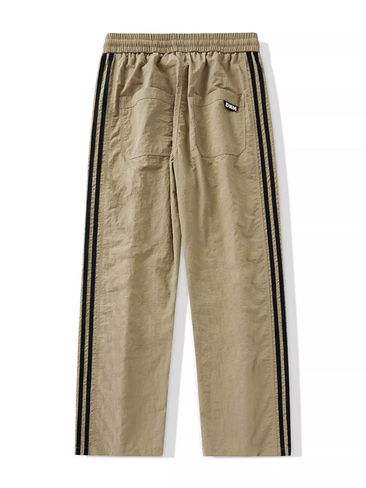 Men's Full Size Side Striped Wide Leg Pants Plus Size