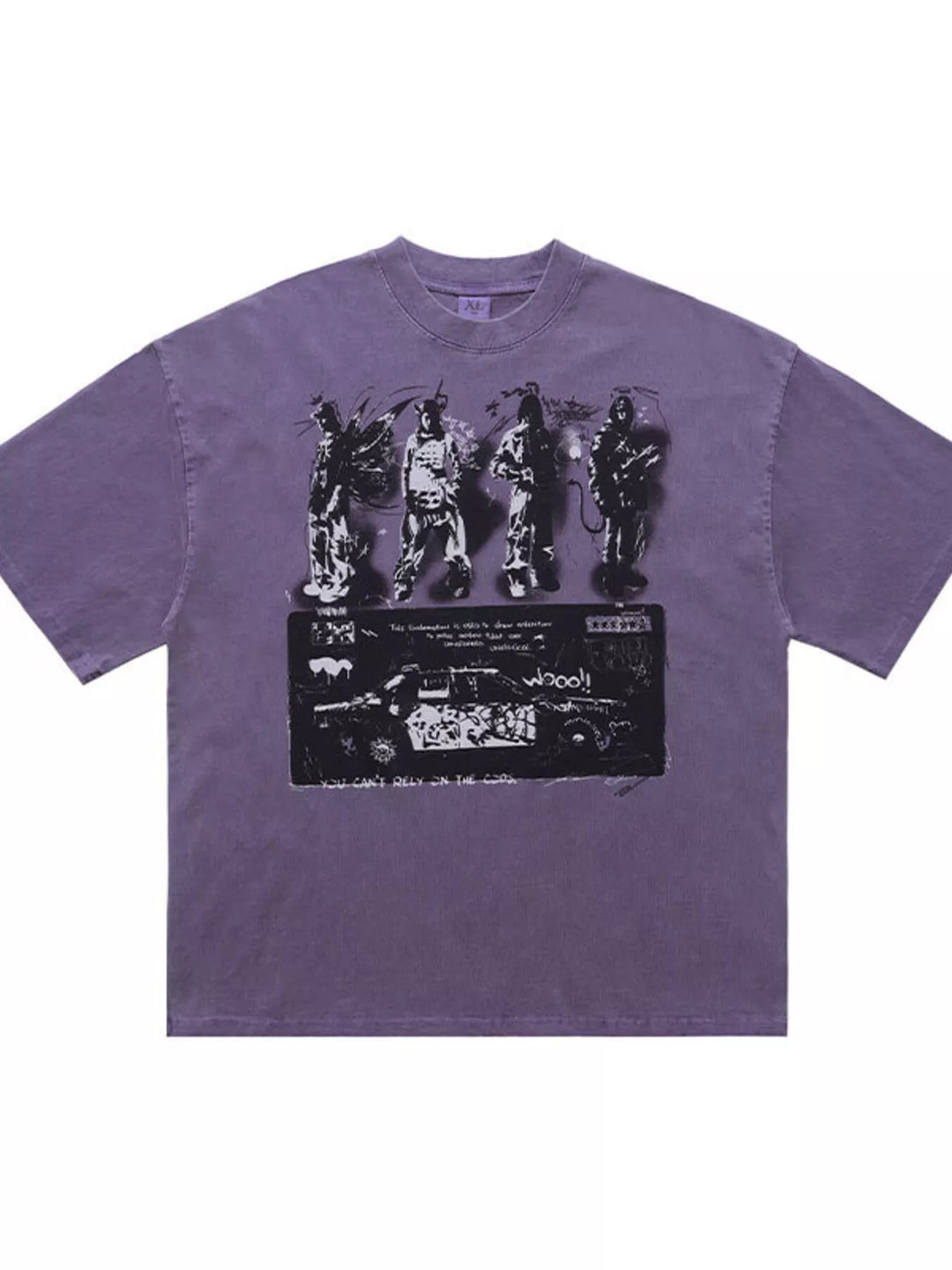 Men's Vintage Graphic Round Neck T-Shirt