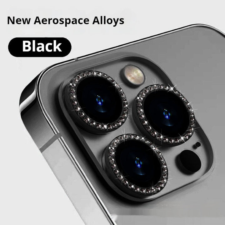 Rhinestone Lens Protector For Mobile Phones
