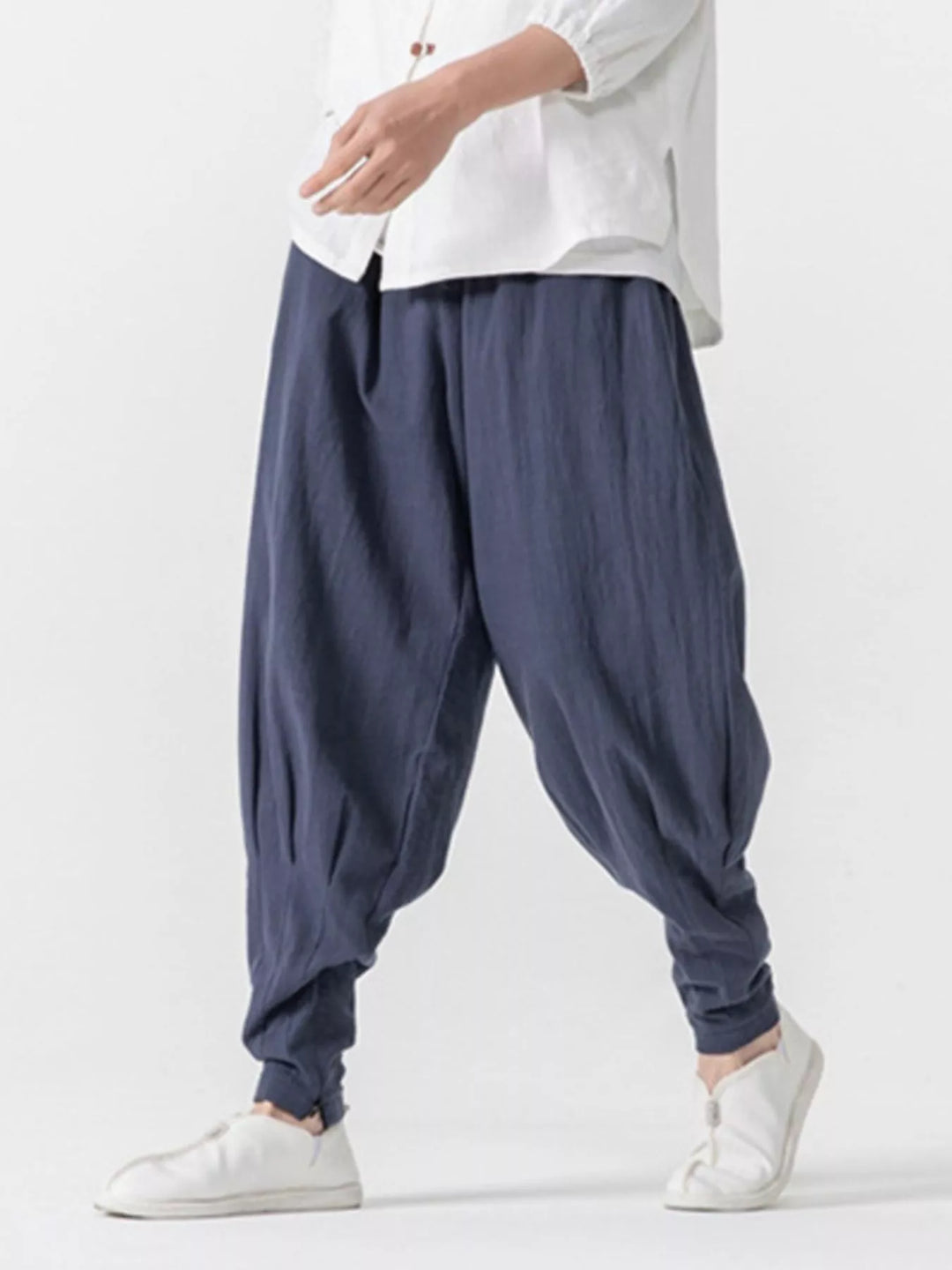 Men's Plus Size Loose Fit Harem Pants