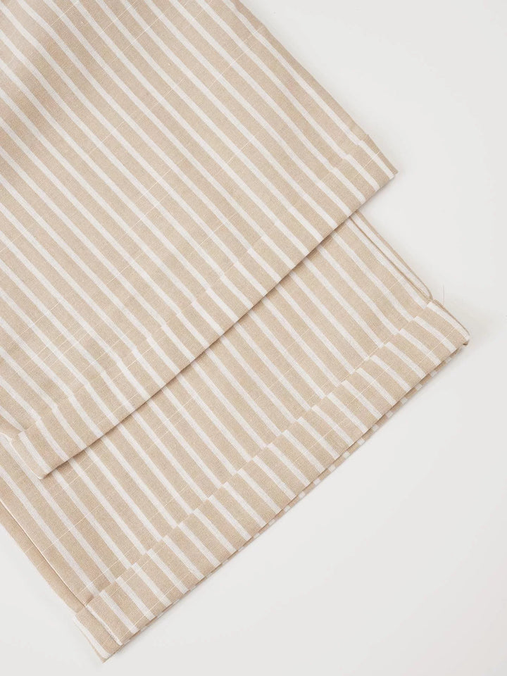 Striped High-Waisted Wide Leg Pants