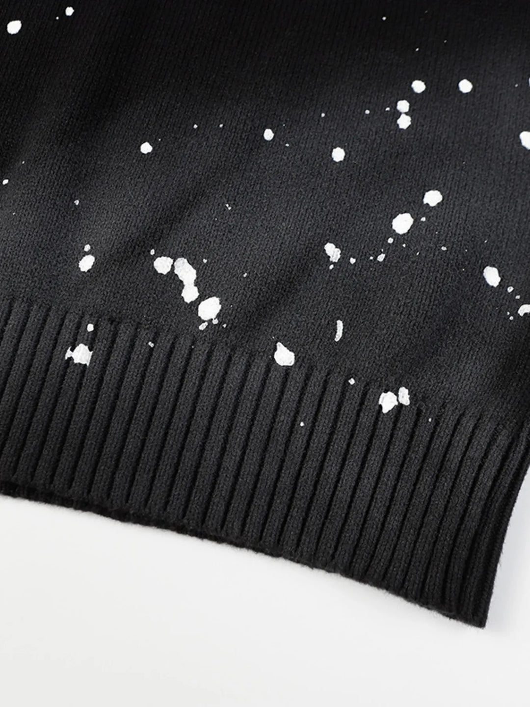 Men's Letter Round Neck Long Sleeve Sweater