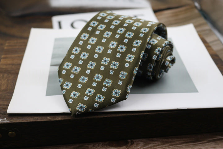 9cm Business Formal Wide-width Tie, Mens Vintage Style