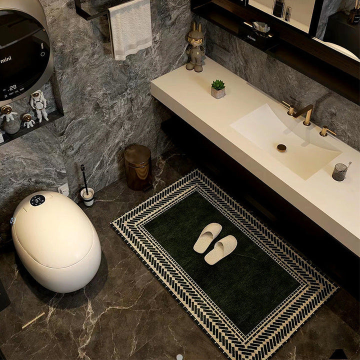 Absorbent Non-slip Floor Mat For The Bathroom Or Shower Entrance