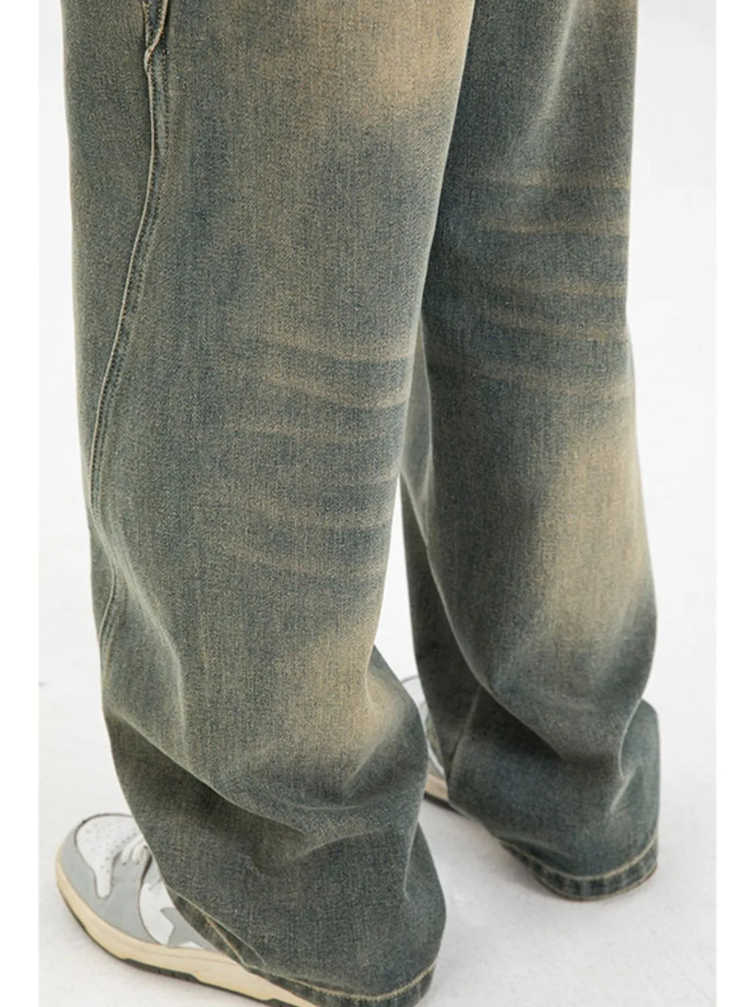 Men's Plus Size Wide Leg Jeans
