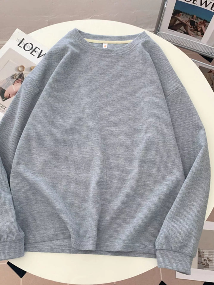 Crew Neck Long Sleeve Sweatshirt