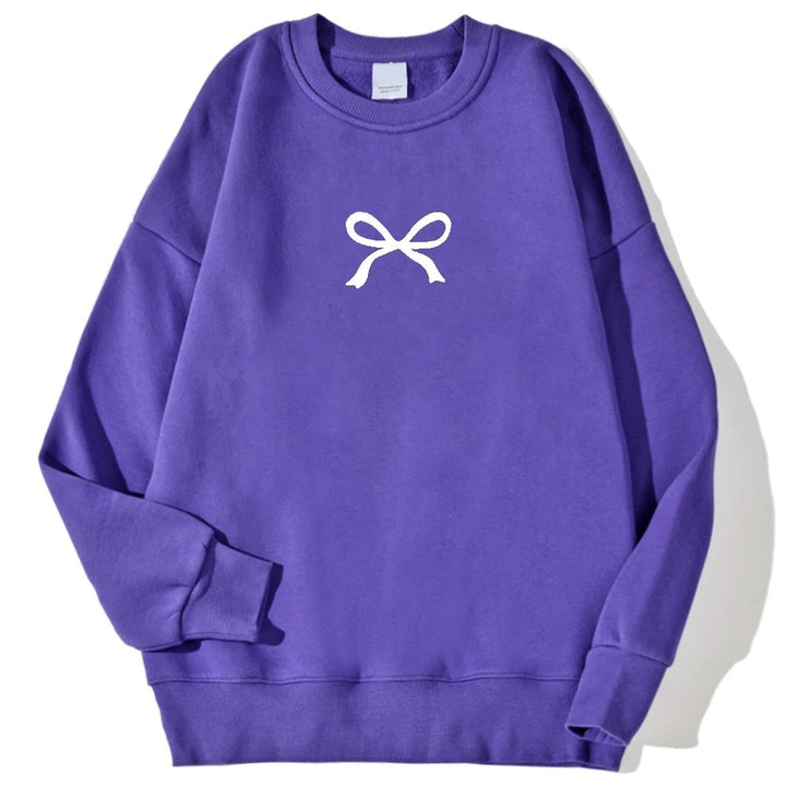 Womens Printed Pullover Casual Sweatshirt Top