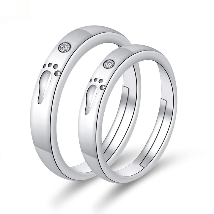 Moissanite Engagement Couple Couple Rings
