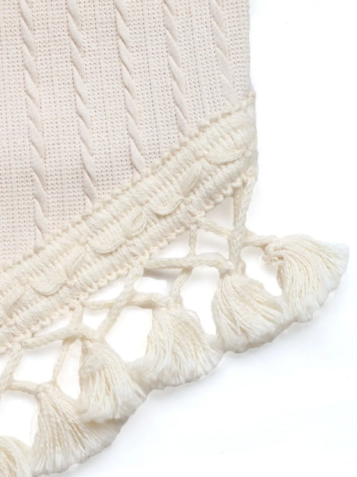 Tassel Grecian Neck Cami